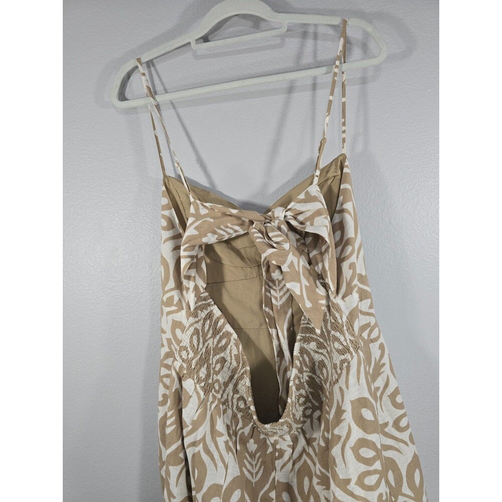 AMERICAN EAGLE Catie Corset Column Midi Dress Linen blend Slip dress boho XXL BX - Picture 8 of 10